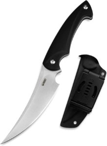 KUBEY Scimitar KU231 10.4in Fixed Blade Hunting Knives